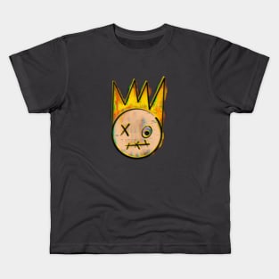 Glitch on fire Kids T-Shirt